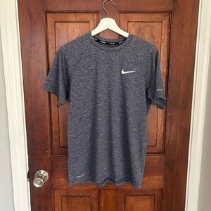 Nike Men's Heathered Gray Dri-FIT Tee